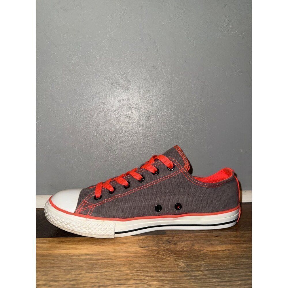 Converse Double Tongue Grey Orange Animal Print Junior Size 5/ EU 37.5 - Picture 5 of 12